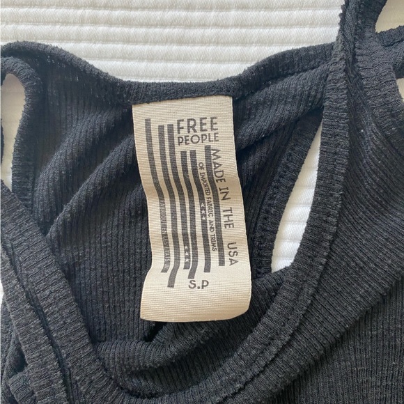 Free People Black Tank Top - Picture 3 of 3
